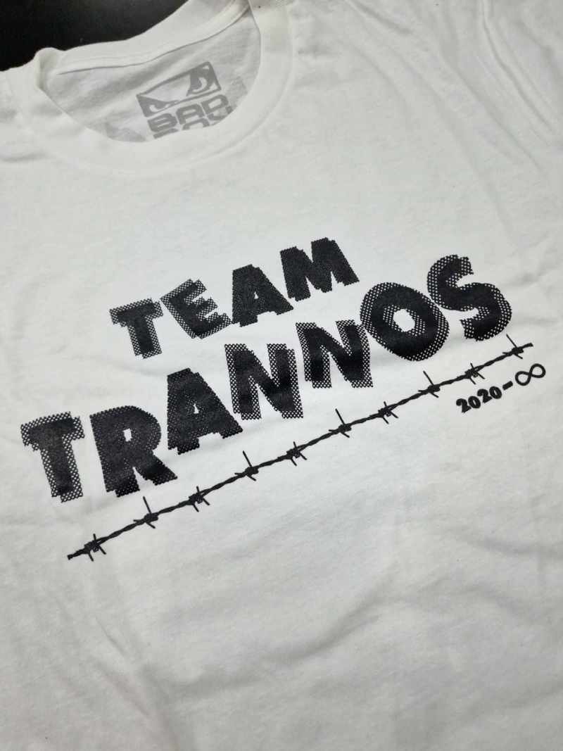 BB X Trannos Team tshirt -white